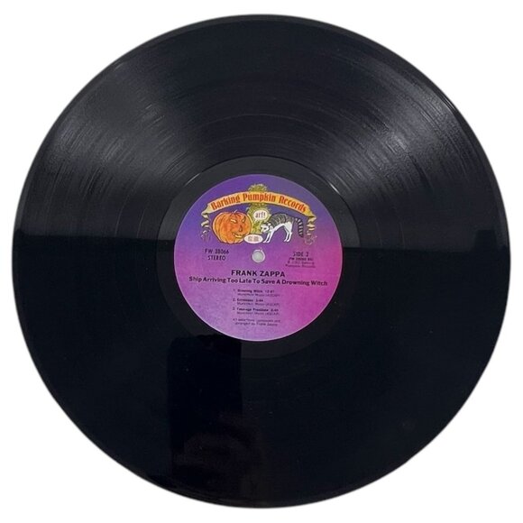 Frank Zappa Ship Arriving Too Late 2 Save Drowning Witch Vinyl LP Barking Pumpki - Picture 5 of 7